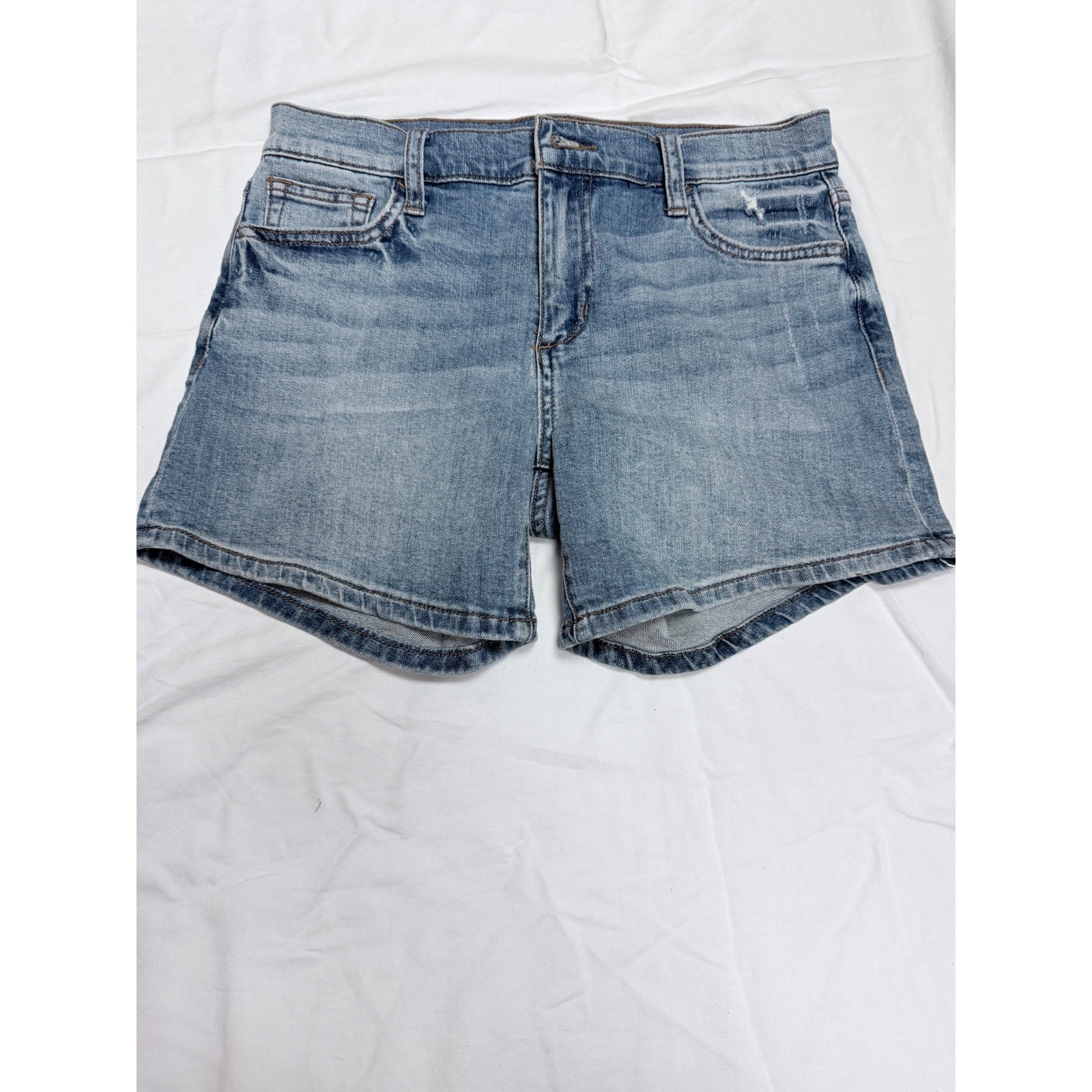 Joes Jeans Reese Fashion Short Light Wash Denim Distressed Blue Size 26 Joes Jeans Reese Fashion Short Light Wash Denim Distressed Blue Size 26
