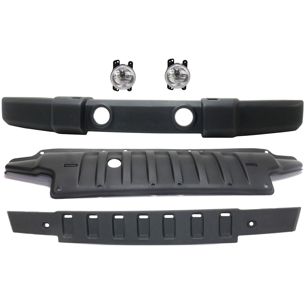 1FN67RXFAA 1BE94RXFAC 4805856AB 1BE95XXXAD New Bumper Covers Fascias Set of 5