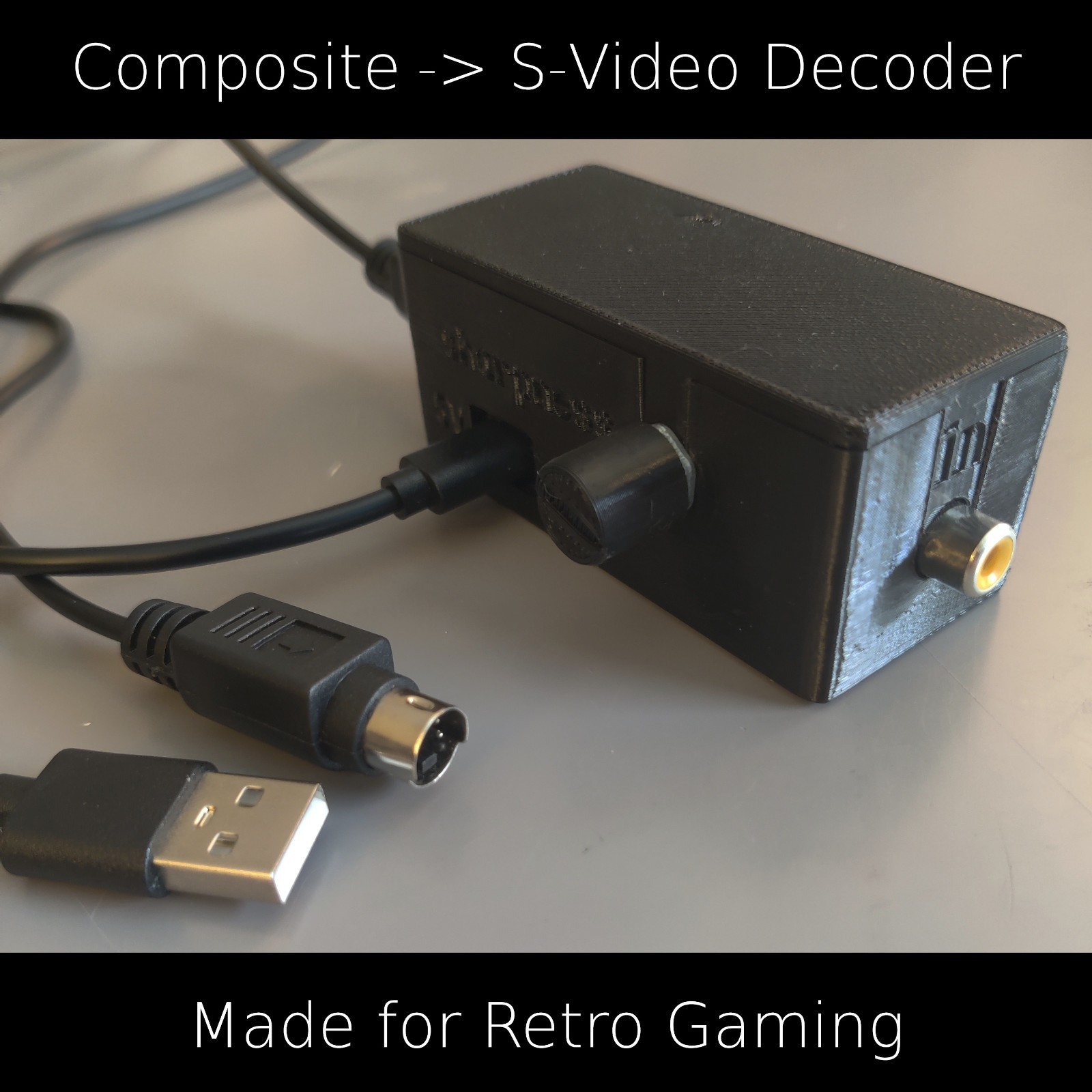 Notch Filter Composite to S-Video Converter - Better than Comb for Retro Gaming Notch Filter Composite to S-Video Converter - Better than Comb for Retro Gaming