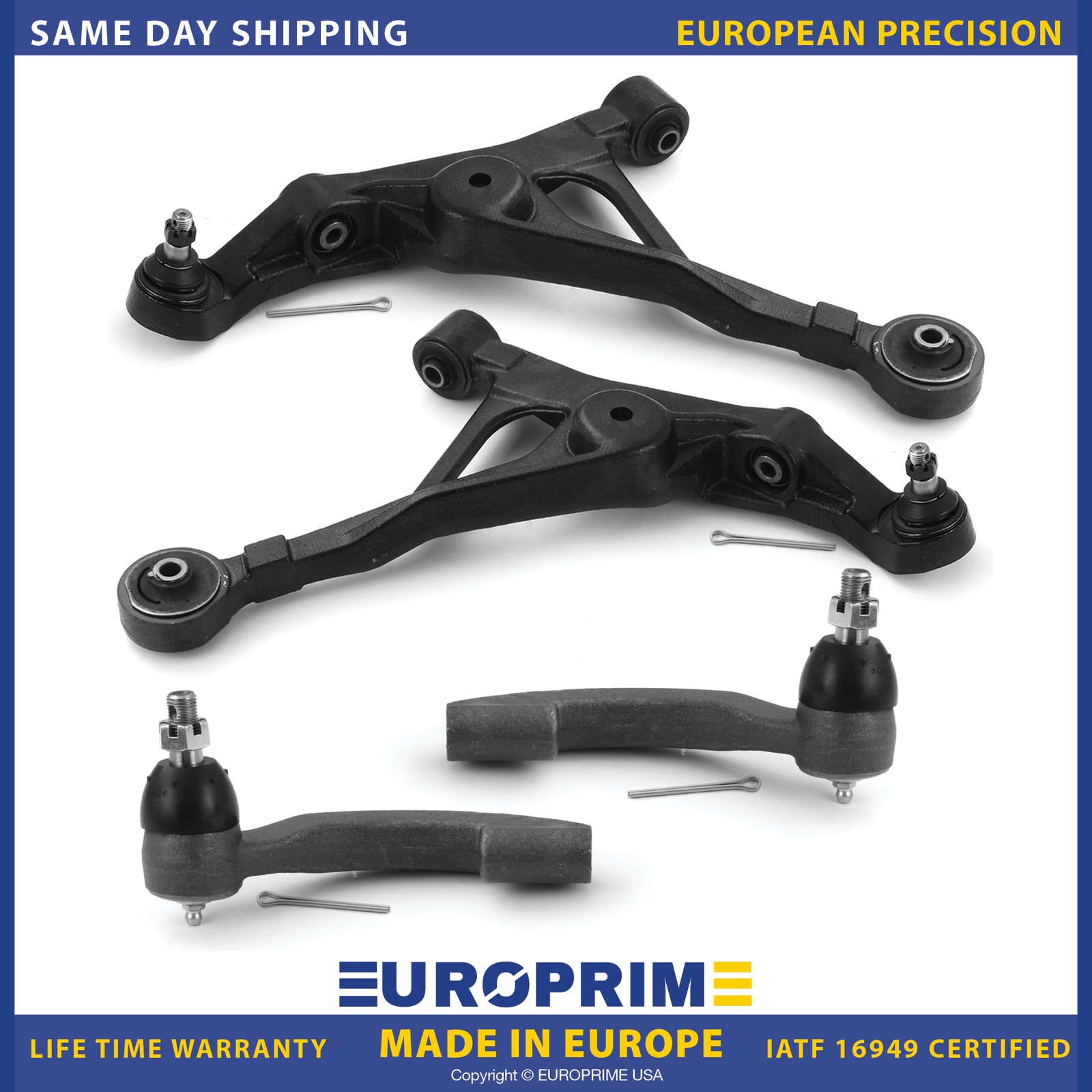 Front Outer Tie Rod End & Lower Control Arms for Sebring Stratus K7425 K7427 Front Outer Tie Rod End & Lower Control Arms for Sebring Stratus K7425 K7427