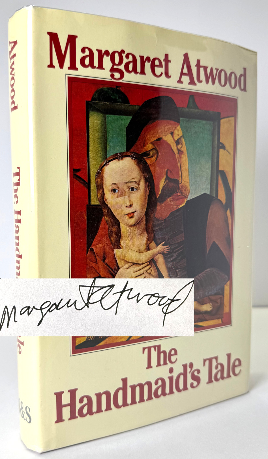 The Handmaid\'s Tale SIGNED by Margaret Atwood 1985 CA 2nd printing in Mylar