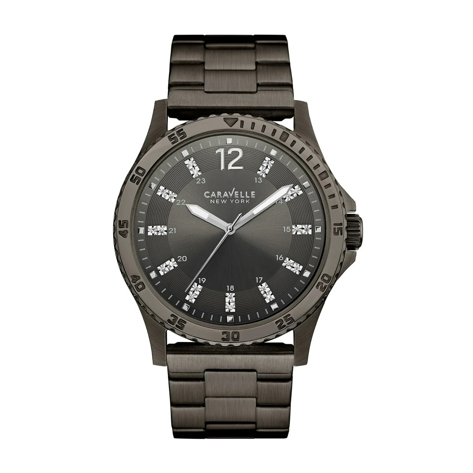 CARAVELLE NEW YORK by Bulova Men's Black Dial 45A138