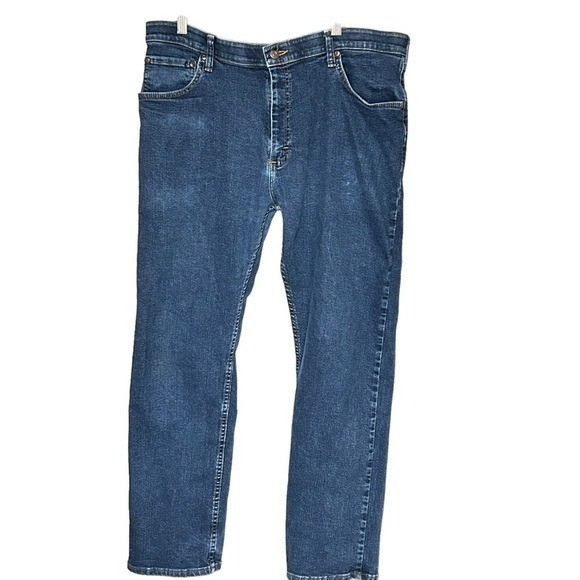 Wrangler Five Star Premium Jeans Mens 36x30 Blue Good Stonewash Straight Leg