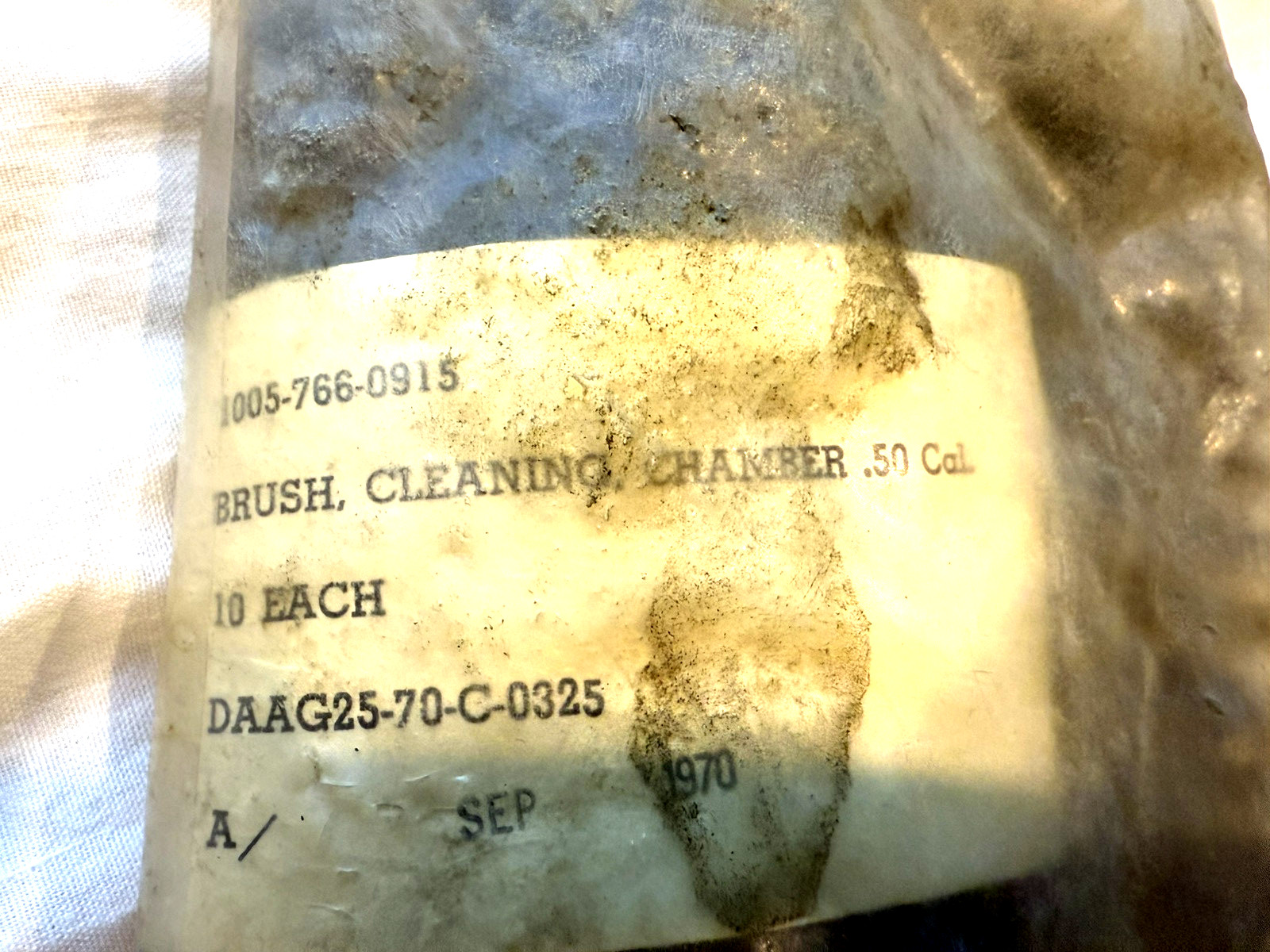 USGI .50 Cal. Ratcheting Chamber Brush NEW OLD STOCK PKG OF 10 USGI .50 Cal. Ratcheting Chamber Brush NEW OLD STOCK PKG OF 10