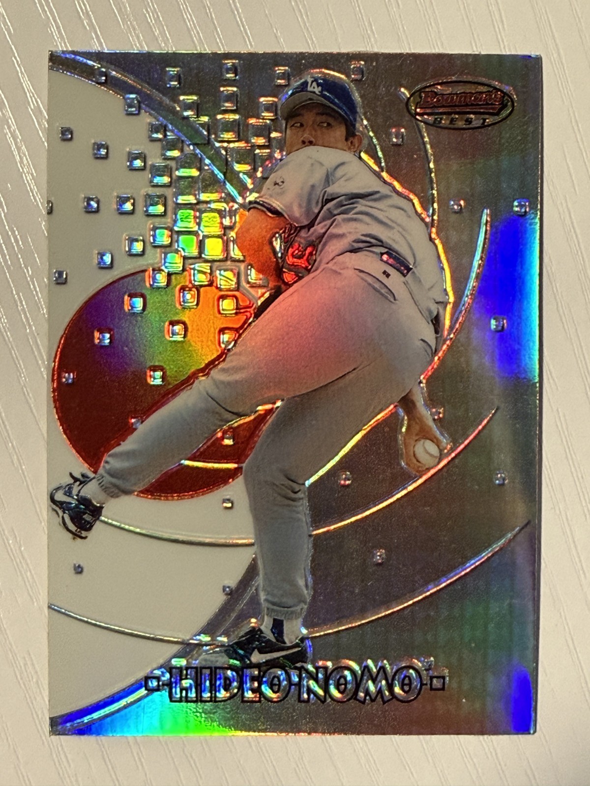 Hideo Nomo 1997 Bowman's Best International Preview Refractor #BBI5 Dodgers