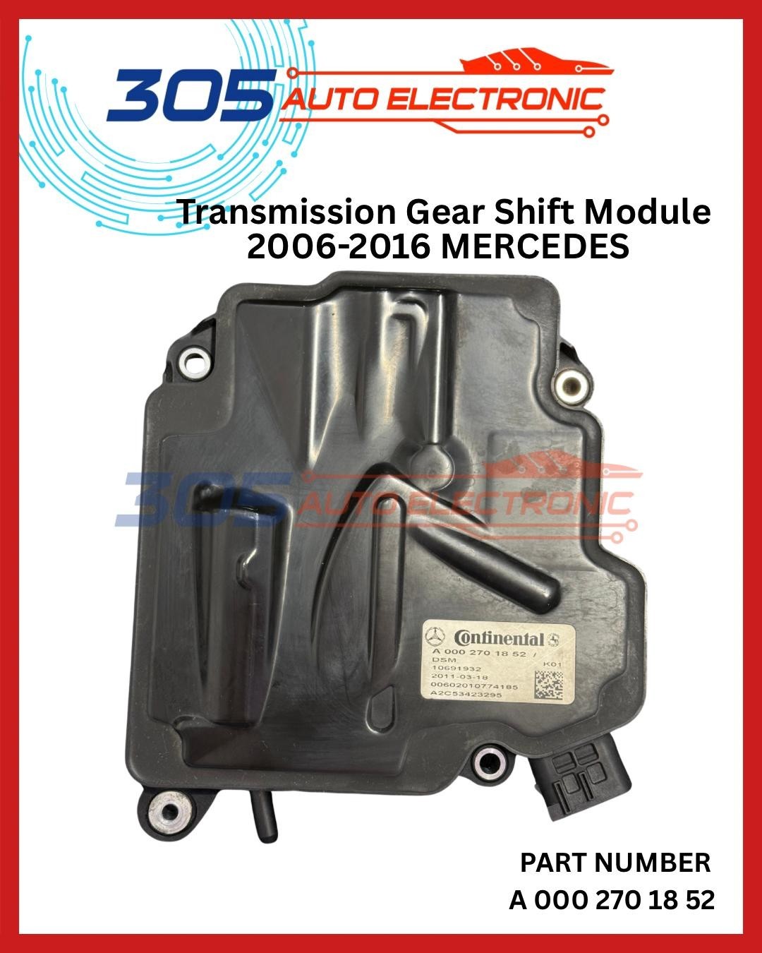 06-16 Mercedes W164 E200 ISM DSM Gearbox Transmission Control   A000 2701852