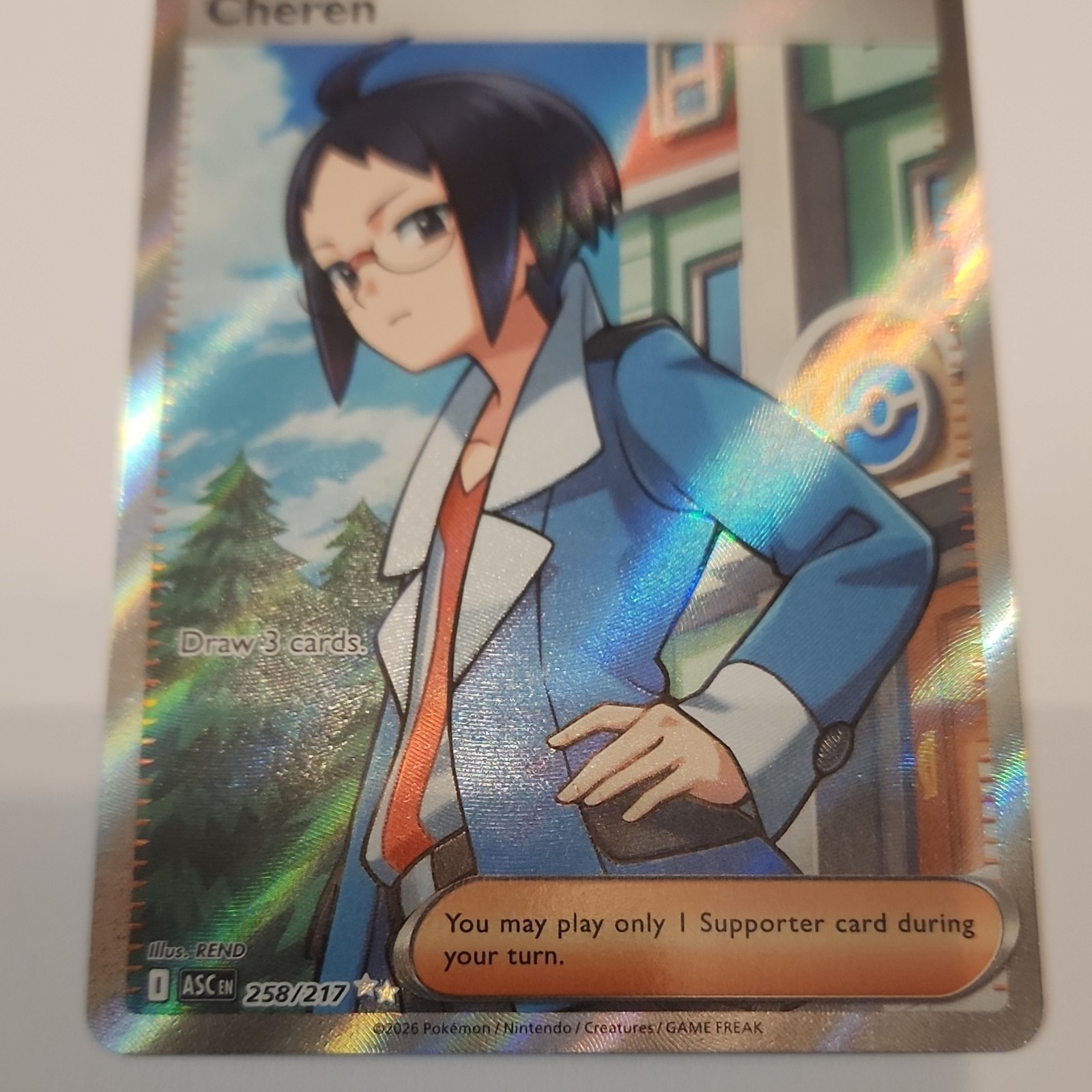 Pokémon TCG Cheren 258/217 Firebreather 119/094 Holo Trainer Lot 4 English Pokémon TCG Cheren 258/217 Firebreather 119/094 Holo Trainer Lot 4 English