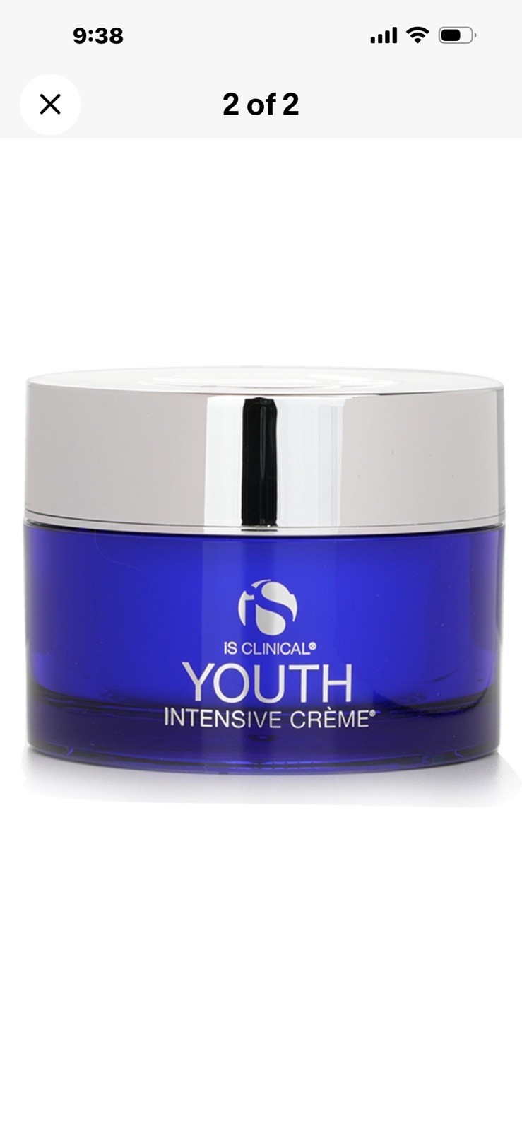 iS Clinical Youth Intensive Creme 3.5 Oz / 100g, Exp 02/2028 Brand New in Box