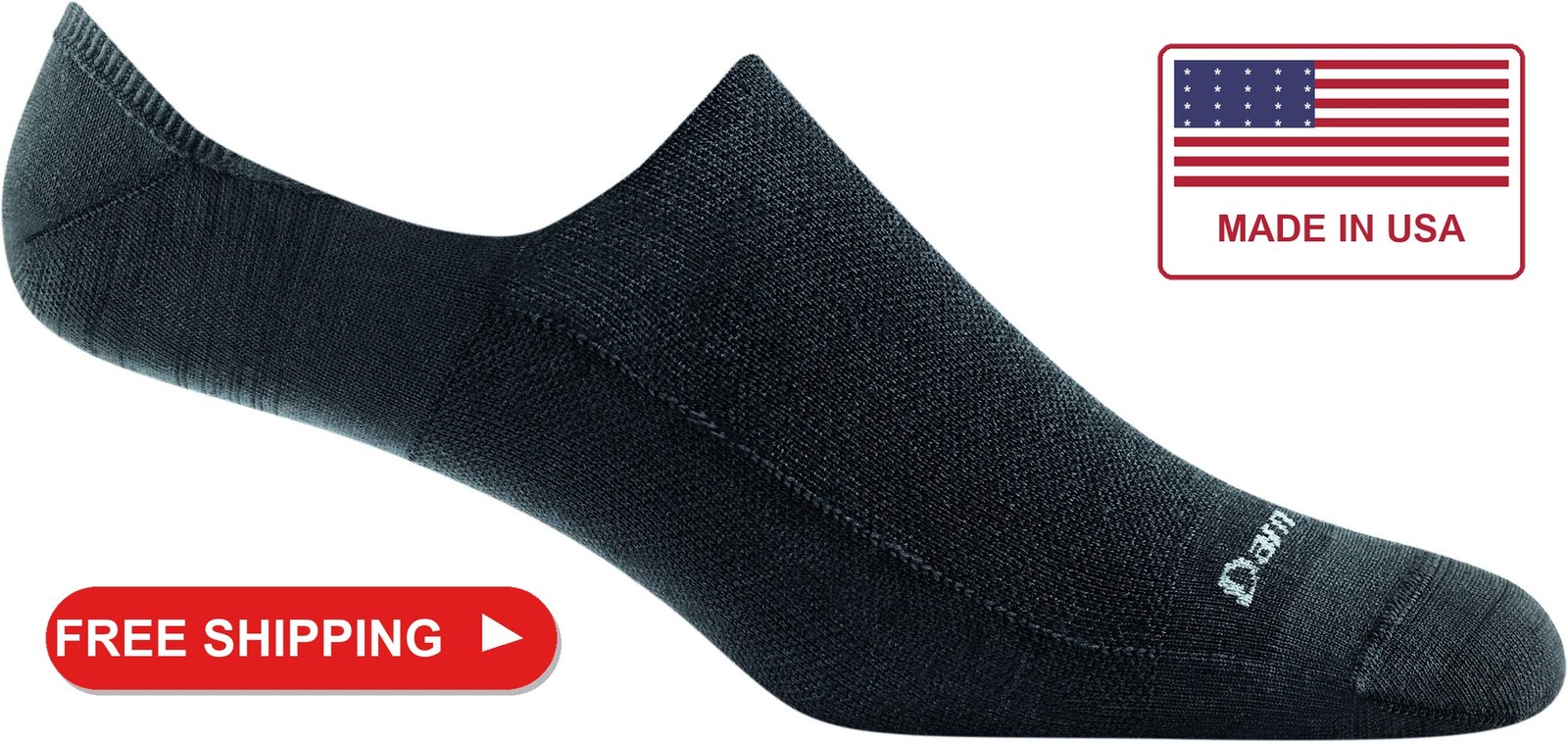 Darn Tough Vermont Men\'s Topless Solid No Show Hidden Lightweight Lifestyle Sock Darn Tough Vermont Men\'s Topless Solid No Show Hidden Lightweight Lifestyle Sock