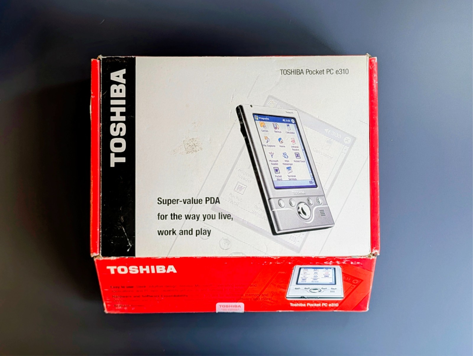 TOSHIBA Pocket PC e310 | Vintage New Open-Box, New Battery, Tested, Complete Set TOSHIBA Pocket PC e310 | Vintage New Open-Box, New Battery, Tested, Complete Set