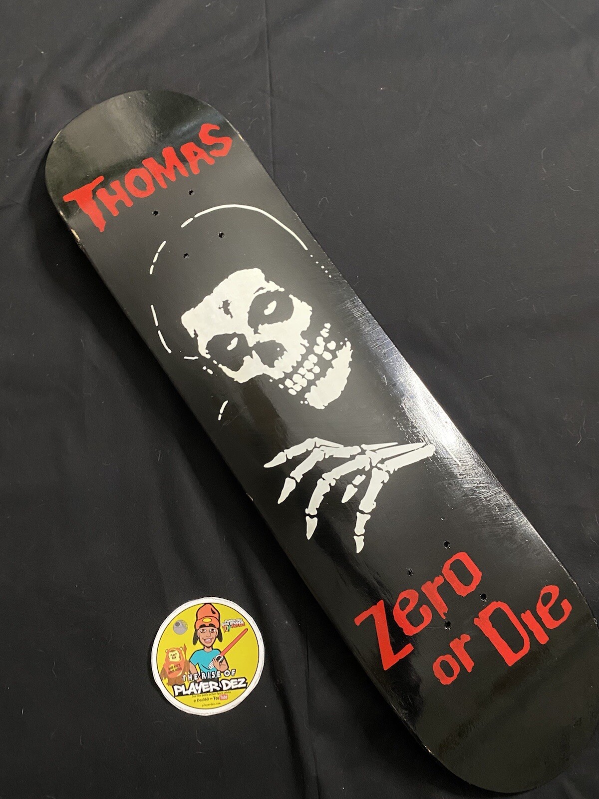 RARE Misfits x Legacy of Brutality Skateboard Deck ZERO Jamie Thomas Gripped