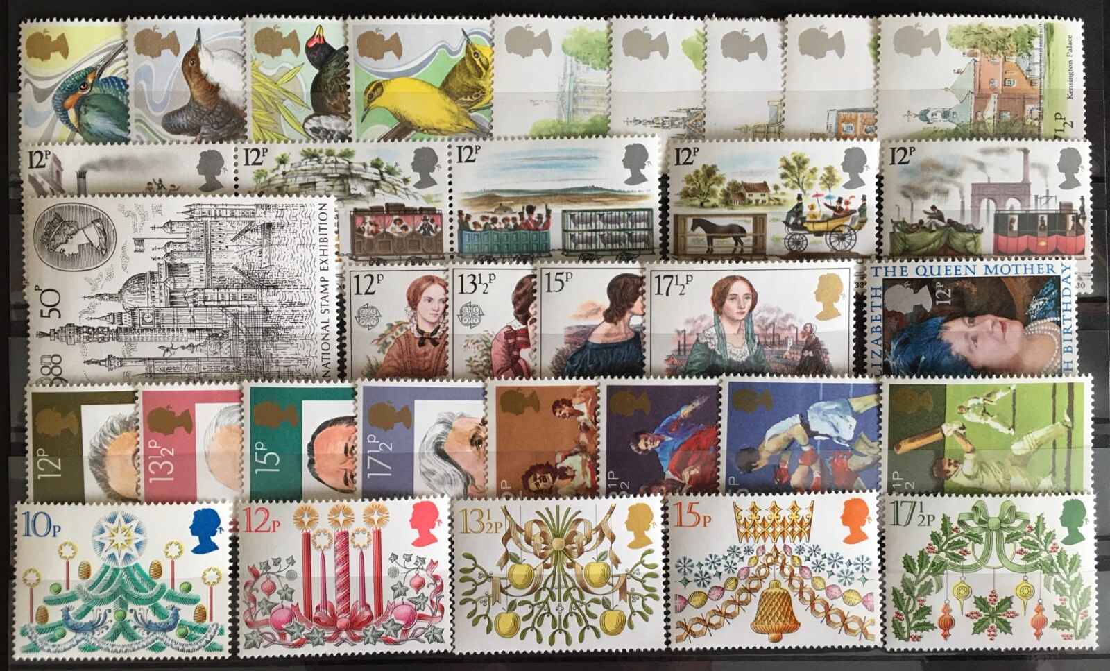 GB QEII 1980 Full Commemorative Year Set SG1109 - SG1142 MNH
