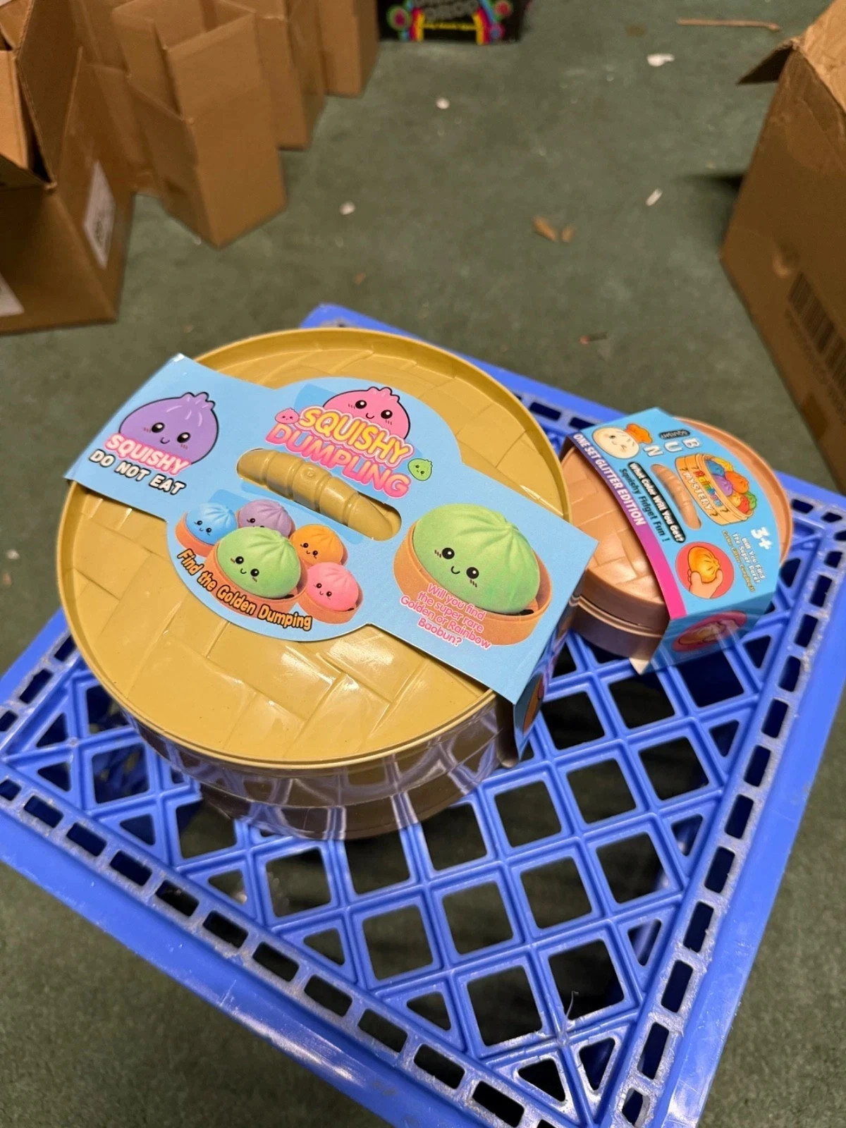 jumbo xl  mystery dumpling bun squishy viral sugar edition