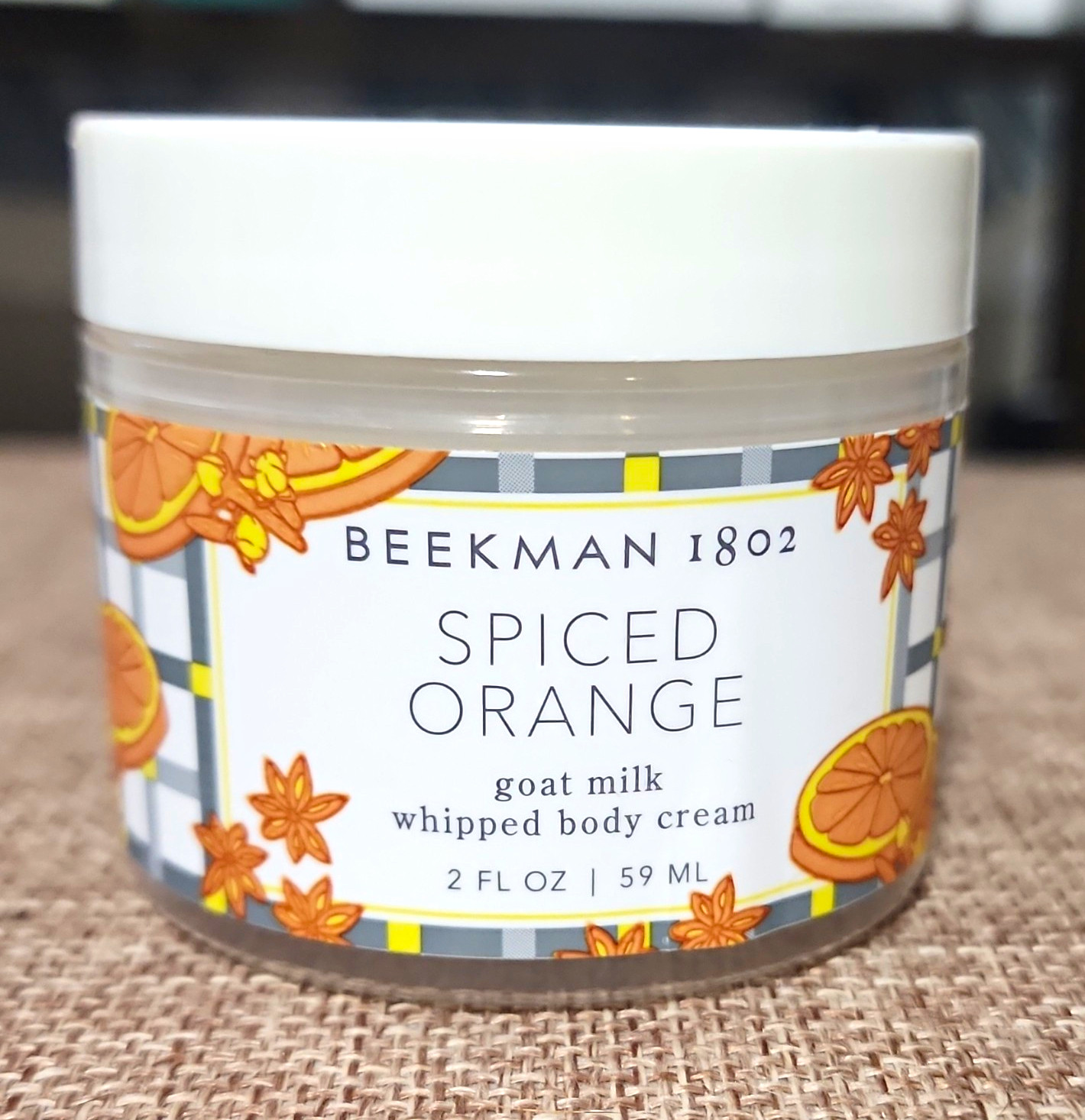 Beekman 1802 Spiced Orange Goat Milk Whipped Body Cream Orange Scent 2 fl oz Beekman 1802 Spiced Orange Goat Milk Whipped Body Cream Orange Scent 2 fl oz