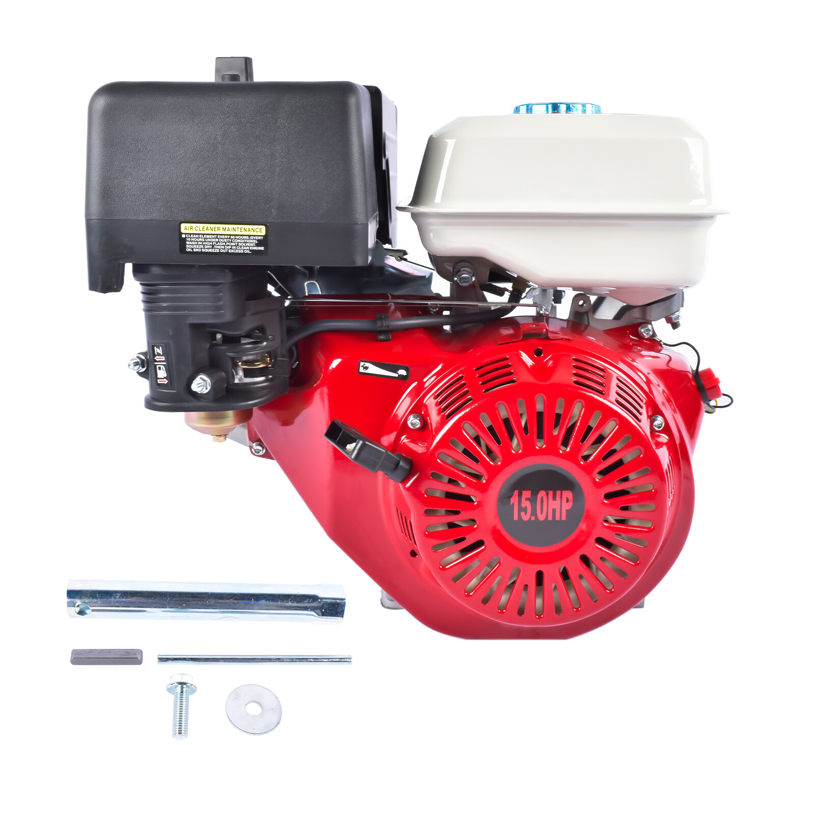 13-15HP Gas Engine, Horizontal Shaft 4 Stroke OHV Gas Motor Go Kart Motor Engine