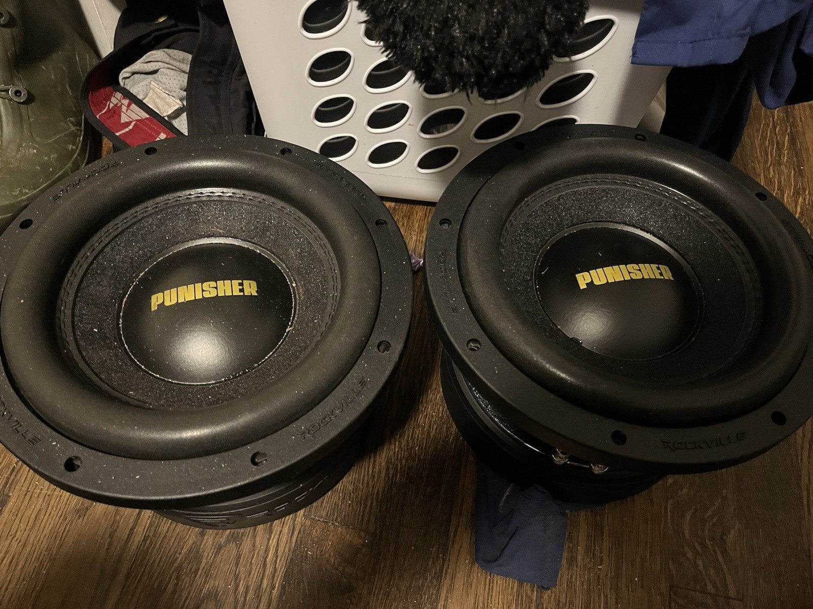 (2) Rockville Punisher 10s in a 6th order box (2) Rockville Punisher 10s in a 6th order box