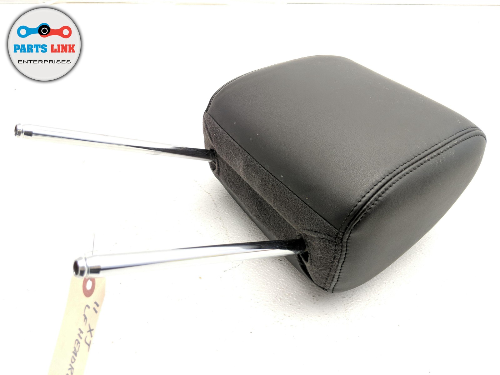 2010-18 JAGUAR XJ FRONT LEFT DRIVER SIDE SEAT HEADREST LEATHER EBONY OEM X351