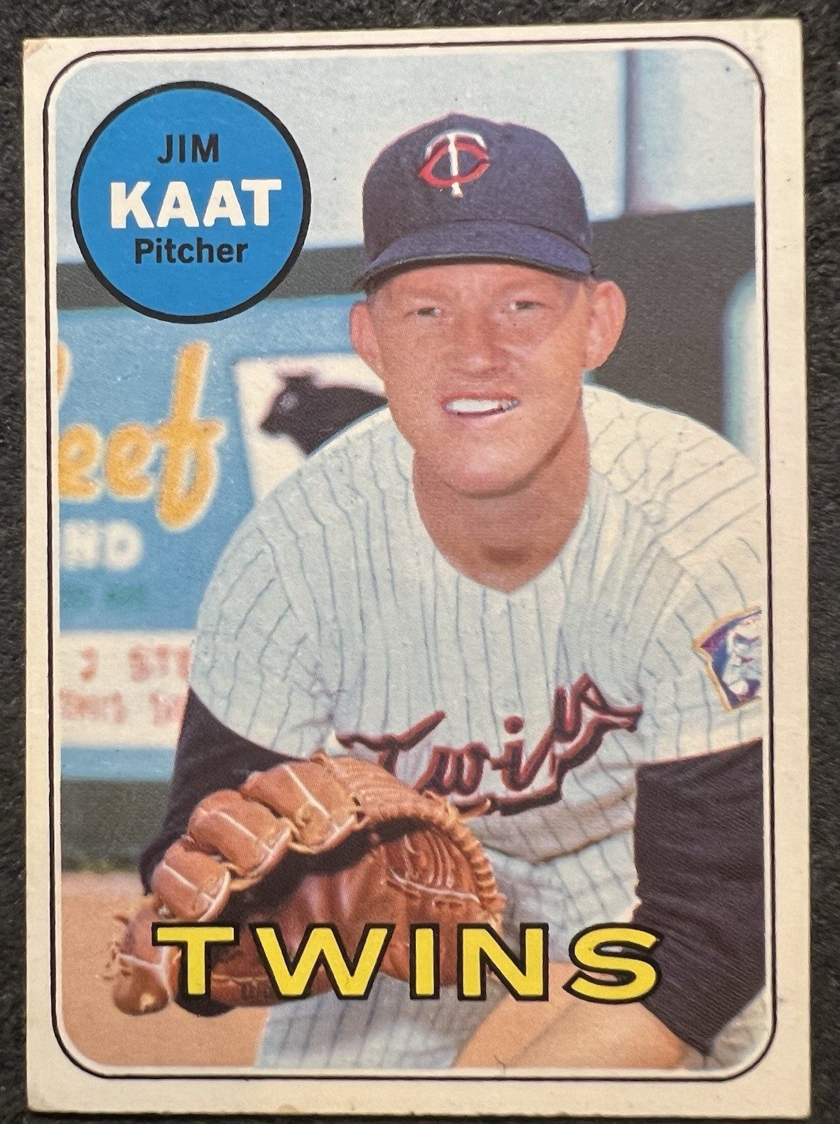 1969 TOPPS JIM KAAT (MINNESOTA TWINS) #290 EX