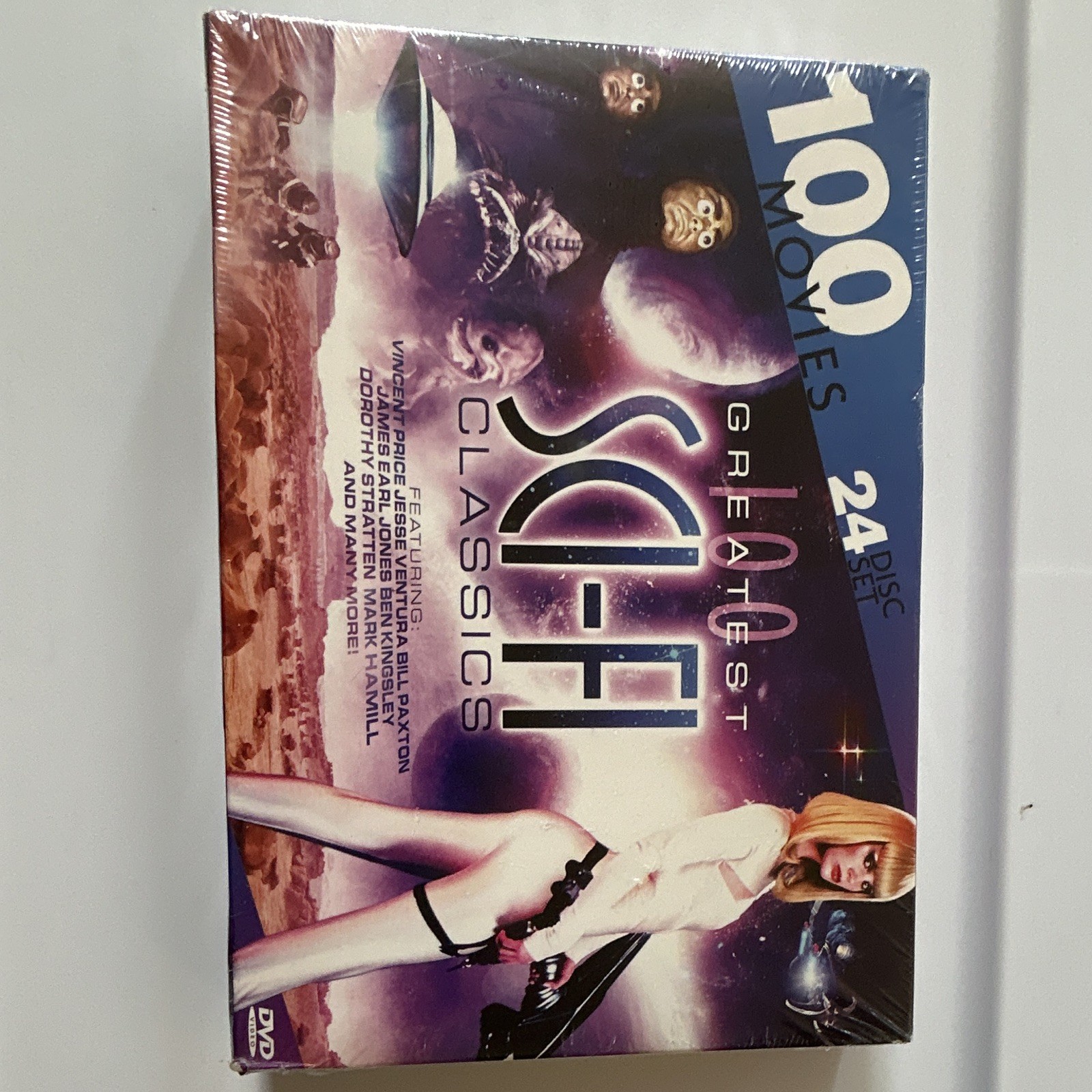 Sci-Fi Classics DVD Collection 100 Greatest Films, 24-Disc Box Set Sci-Fi Classics DVD Collection 100 Greatest Films, 24-Disc Box Set
