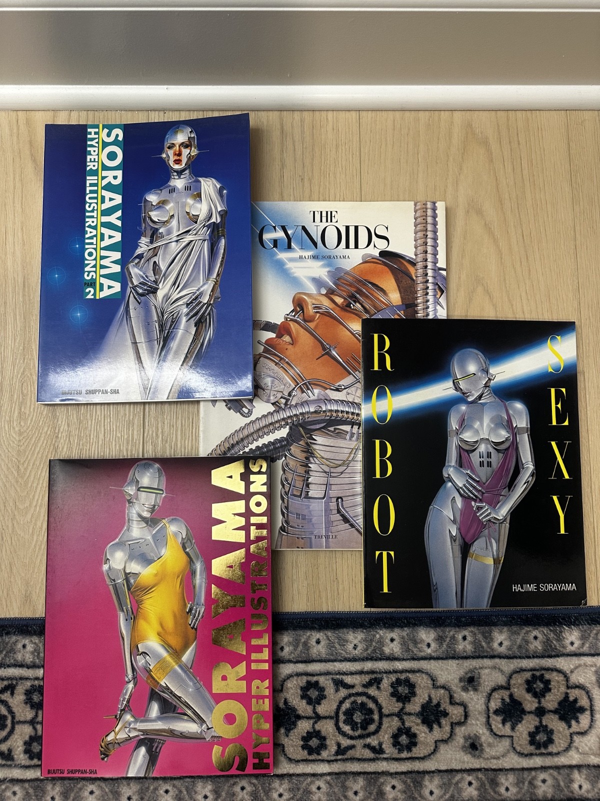 Hajime Sorayama Hyper Illustrations Part 1 & 2 Sexy Robot Gynoids Art Book Set Hajime Sorayama Hyper Illustrations Part 1 & 2 Sexy Robot Gynoids Art Book Set