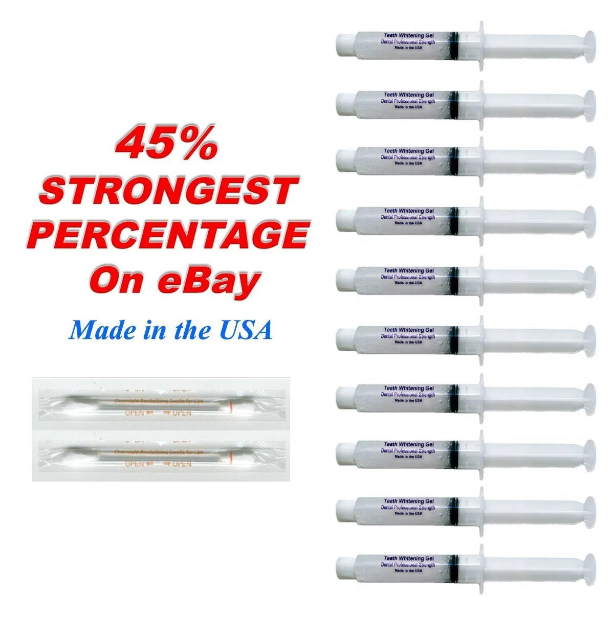 45% 30CC ML ORAL HEALTH CARE TEETH WHITENING DENTAL GRADE BLEACHING GEL ONLY