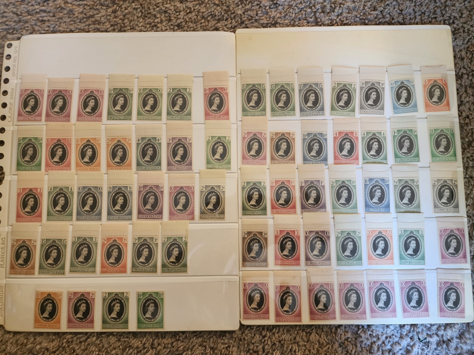 1953 (MNH) Omnibus Coronation stamps 1953 (MNH) Omnibus Coronation stamps