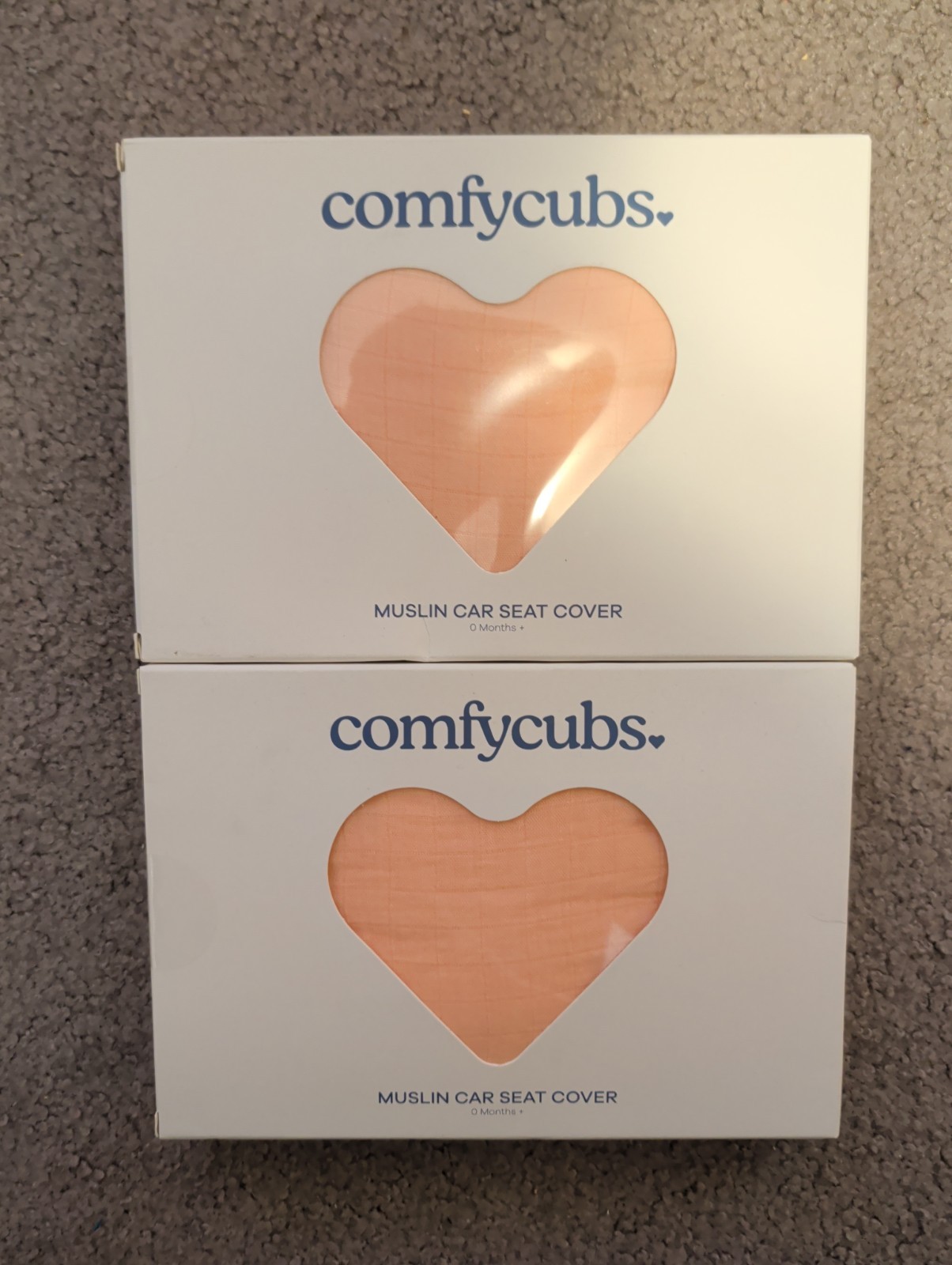 Set Of 2 Brand New Comfycubs Muslin Car Seat Covers for Baby Carseat