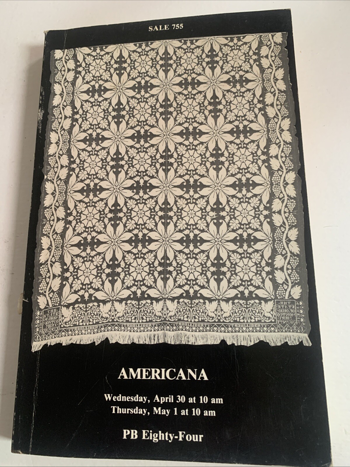 Sotheby’s PB Eighty-Four Auction Catalog Art, Paintings, Rugs Sale 755, Apr 1980