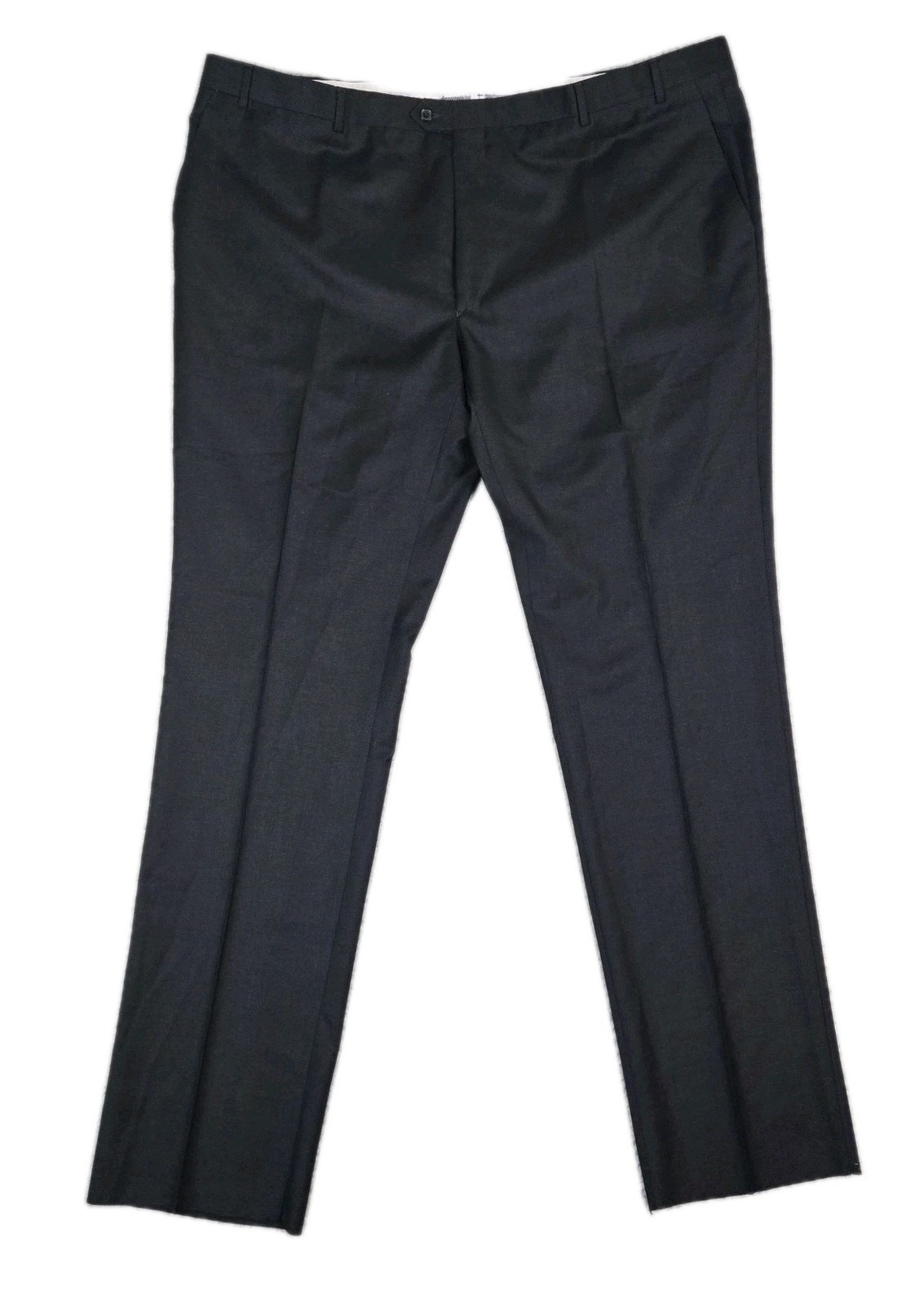 Santorelli *NWOT* Charcoal Gray Luxury Serge Romeo Pants Size 52 Unfinished Hem