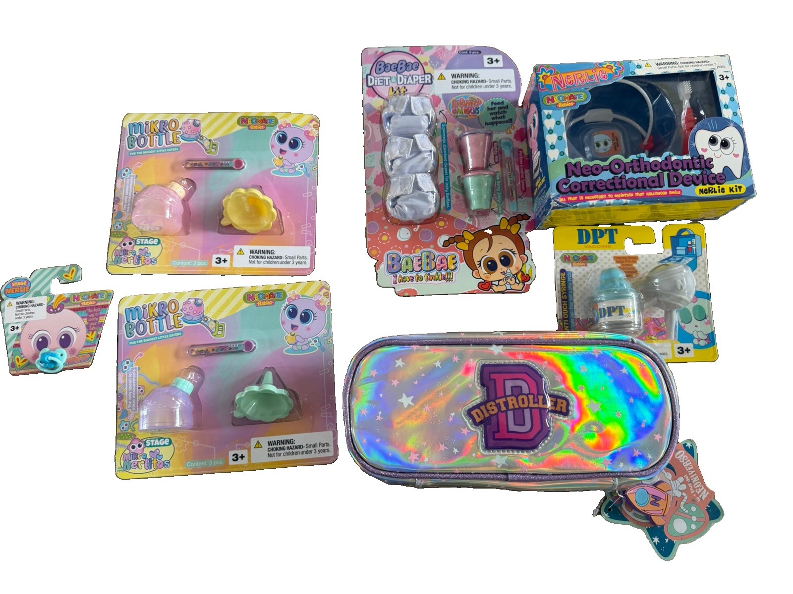 Distroller Neonate Nerlie KSI-merito Accessory Set - Contains 7 Pieces NEW