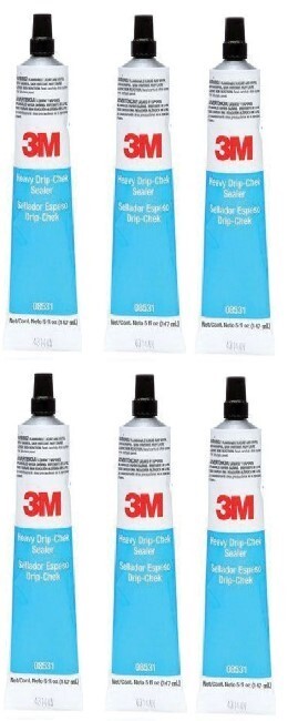 3M Heavy Drip-Chek Sealer, 08531, 5 oz Tube (6 Tubes)