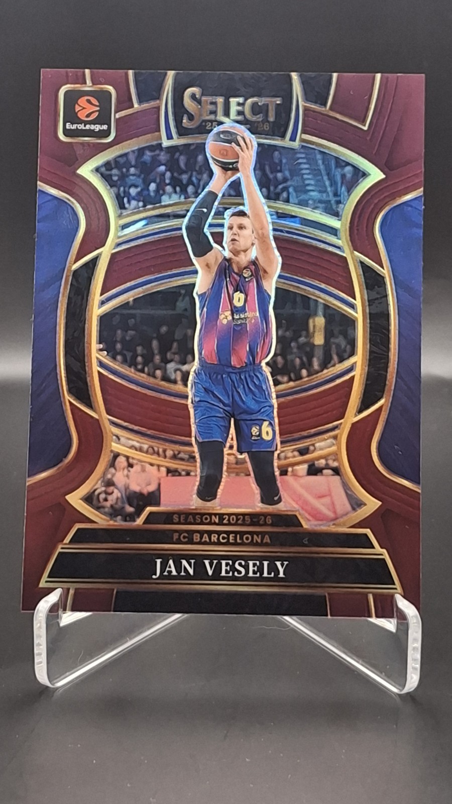 2025-2026 Panini Select EuroLeague Jan Vesely Concourse Maroon Prizm /175