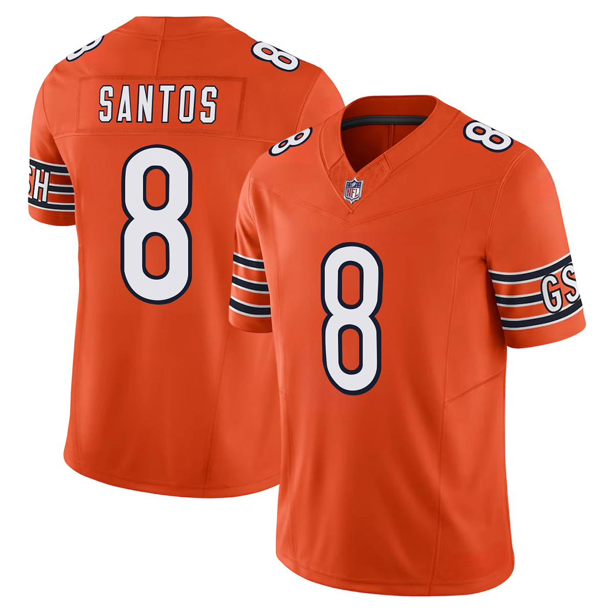 New Cairo Santos #8 Men's Bears Limited Player All Stitched Jersey S-3XL-NWT