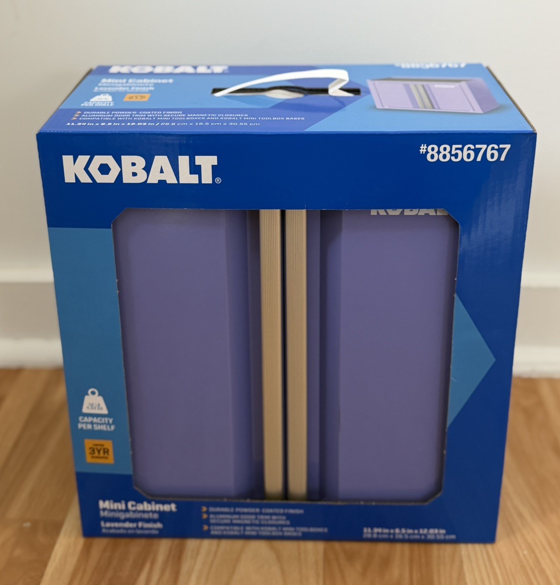 Kobalt Mini Cabinet Steel Tool Box Purple 8856767 NEW HTF MINT IN BOX - Lavender