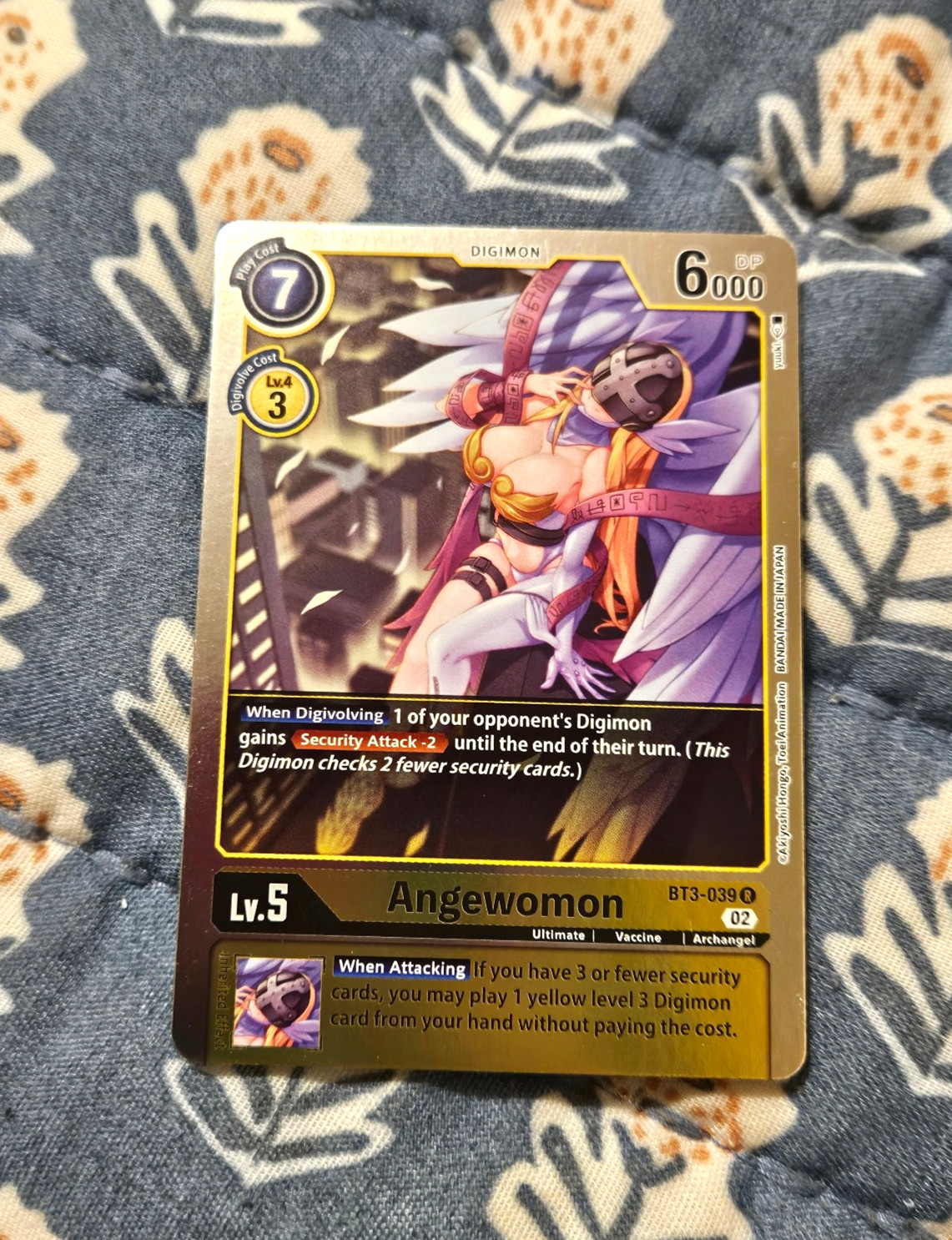 Angewomon FOIL - BT3-039 Rare - Resurgence Booster - Digimon Angewomon FOIL - BT3-039 Rare - Resurgence Booster - Digimon