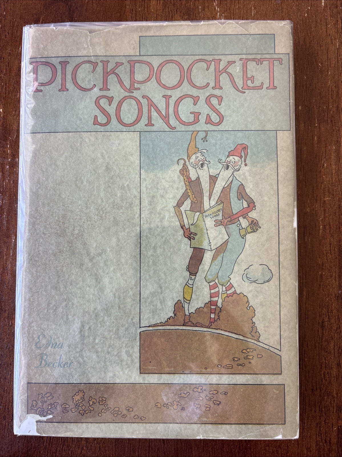 Pickpocket Songs VERY RARE 1935 1st ed. Edna Becker Children\'s Rhymes HCDJ