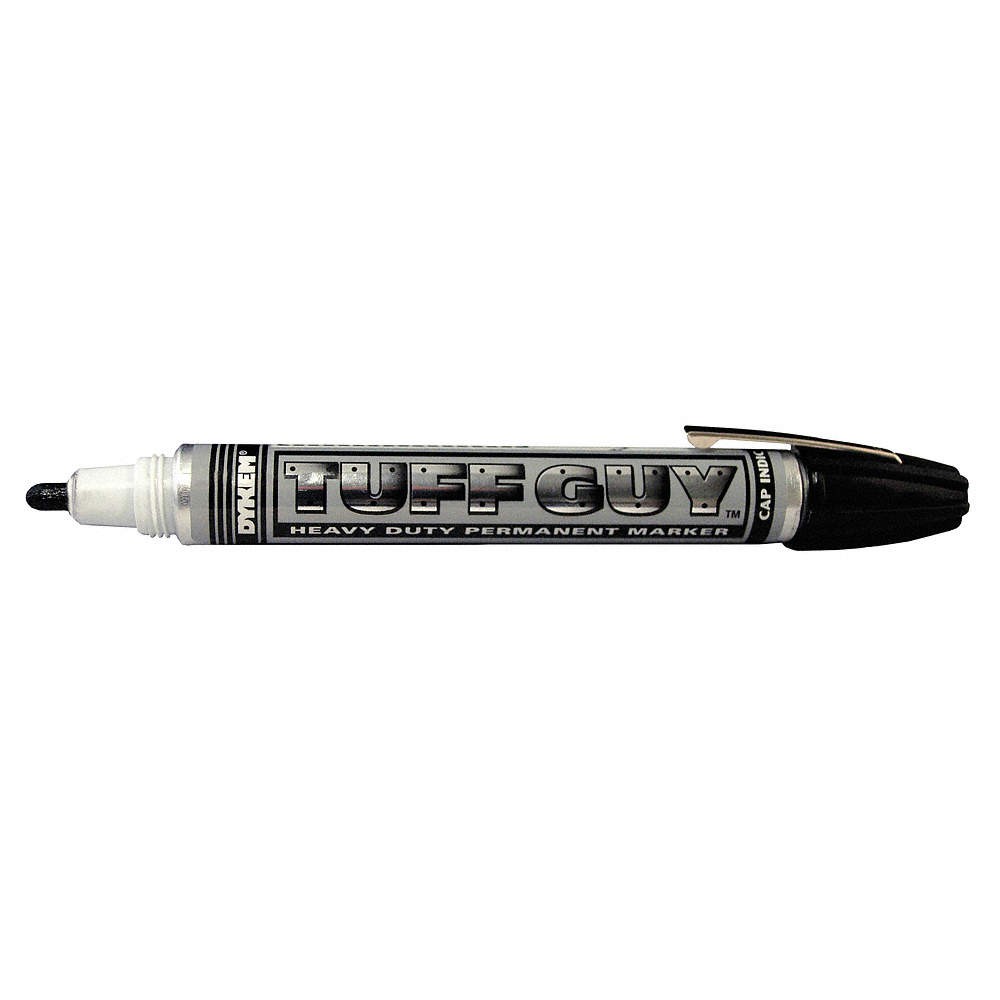 DYKEM 44203 Industrial Marker,Permanent,Medium,Black 6RRG5