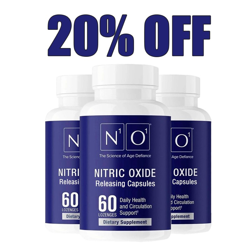 3 Pack N1O1 Nitric Oxide Lozenges Supplement for Heart Health Circulation