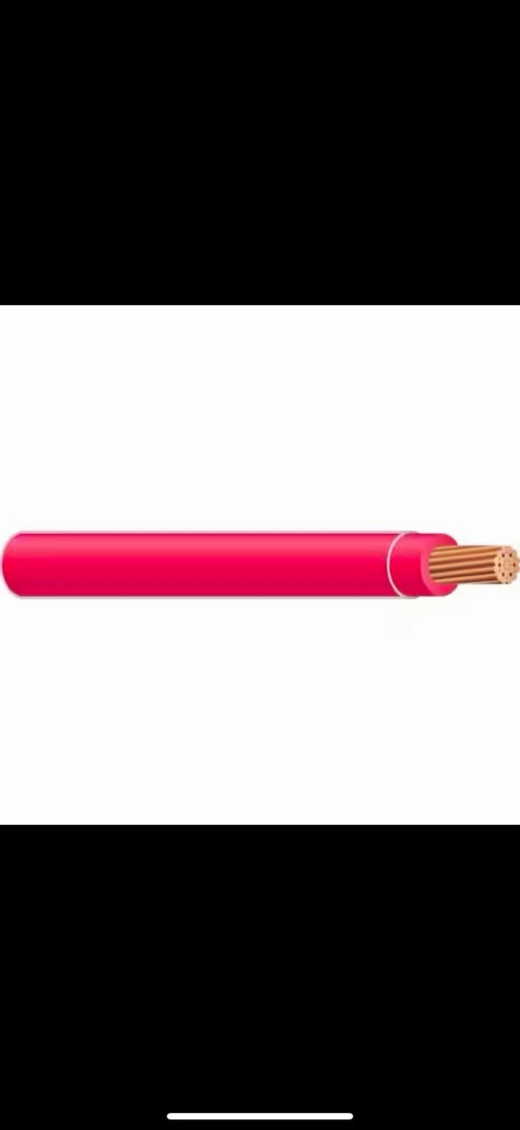 #6 AWG Red THHN Copper Wire – Sold by the Foot | 600V Electrical Cable #6 AWG Red THHN Copper Wire – Sold by the Foot | 600V Electrical Cable
