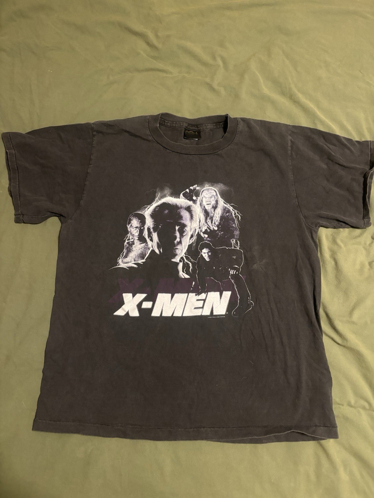 Vintage X-Men Villains Movie Promo T-Shirt 2000 Large 22.5 X 28