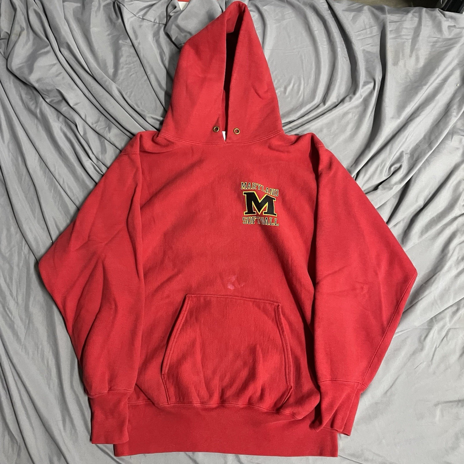 Vintage 90s University Of Maryland Softball Champion Reverse Weave Hoodie XL USA Vintage 90s University Of Maryland Softball Champion Reverse Weave Hoodie XL USA