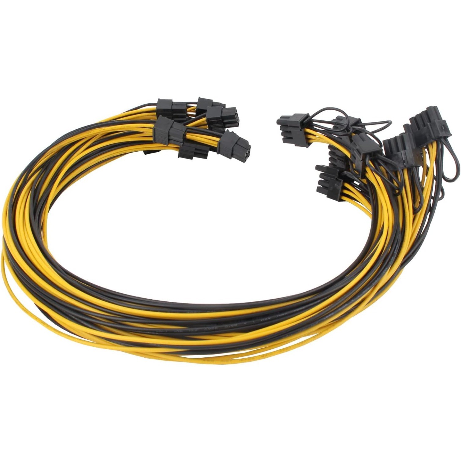 82cm 18AWG 10pcs 6 Pin PCI-E to 8 Pin(6+2) PCI-E (Male to male) GPU Power Cable 82cm 18AWG 10pcs 6 Pin PCI-E to 8 Pin(6+2) PCI-E (Male to male) GPU Power Cable
