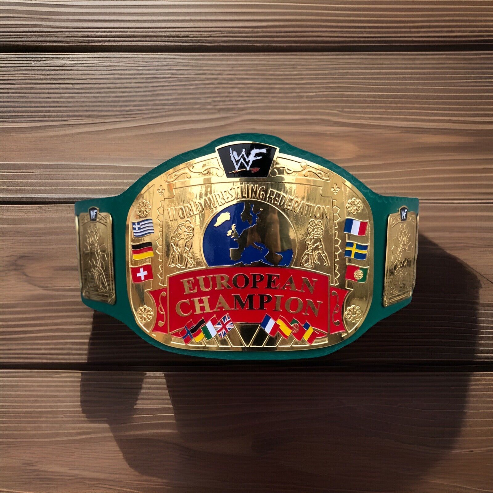 European Championship Replica Belt – Wrestling Title Rare Collectible 2mm Brass