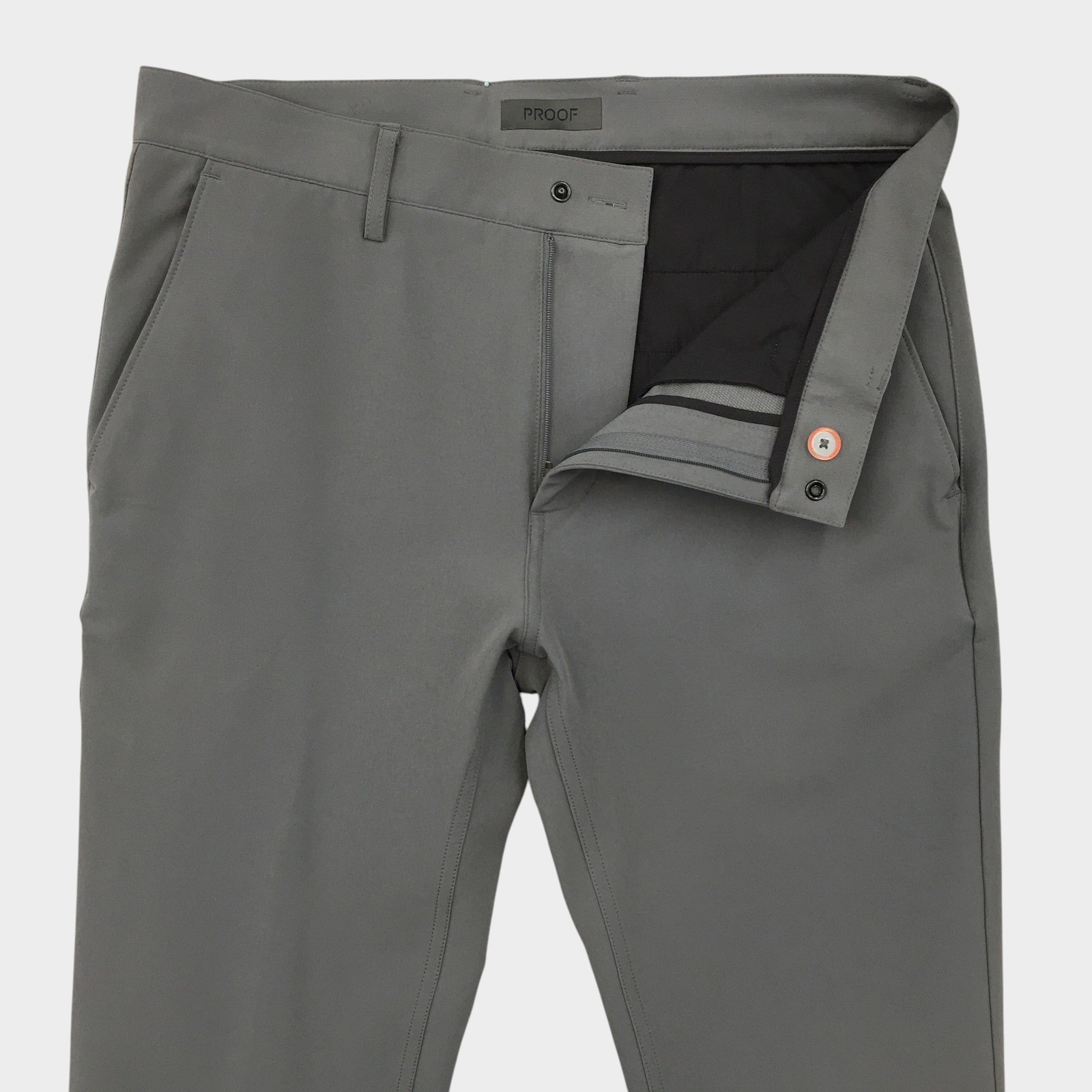 Proof Nomad Pant Mens 32 Gray 4-Way Stretch DWR Water Resistant Technical Chino
