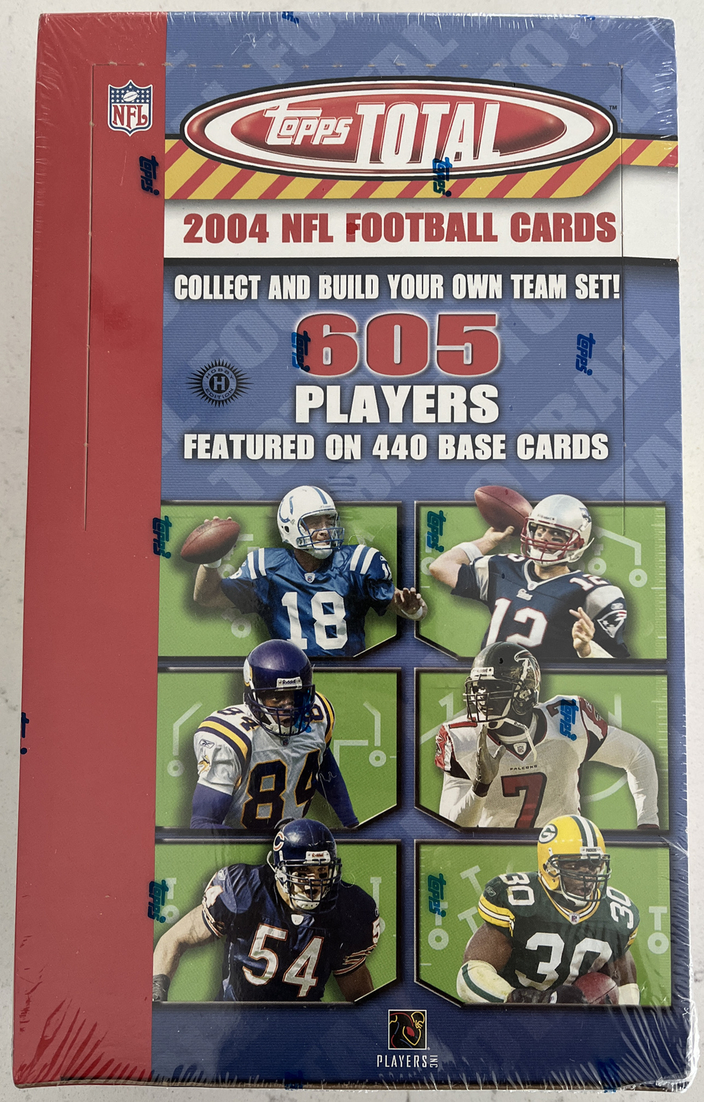 2004 Topps Total NFL Football Cards Factory Sealed Wax Box,36 Packs,(B17)