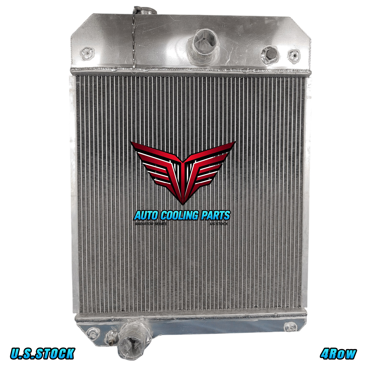 2485B283 4 Row Aluminum Radiator for Perkins 1006-6T Stationary OEM# 2485B283