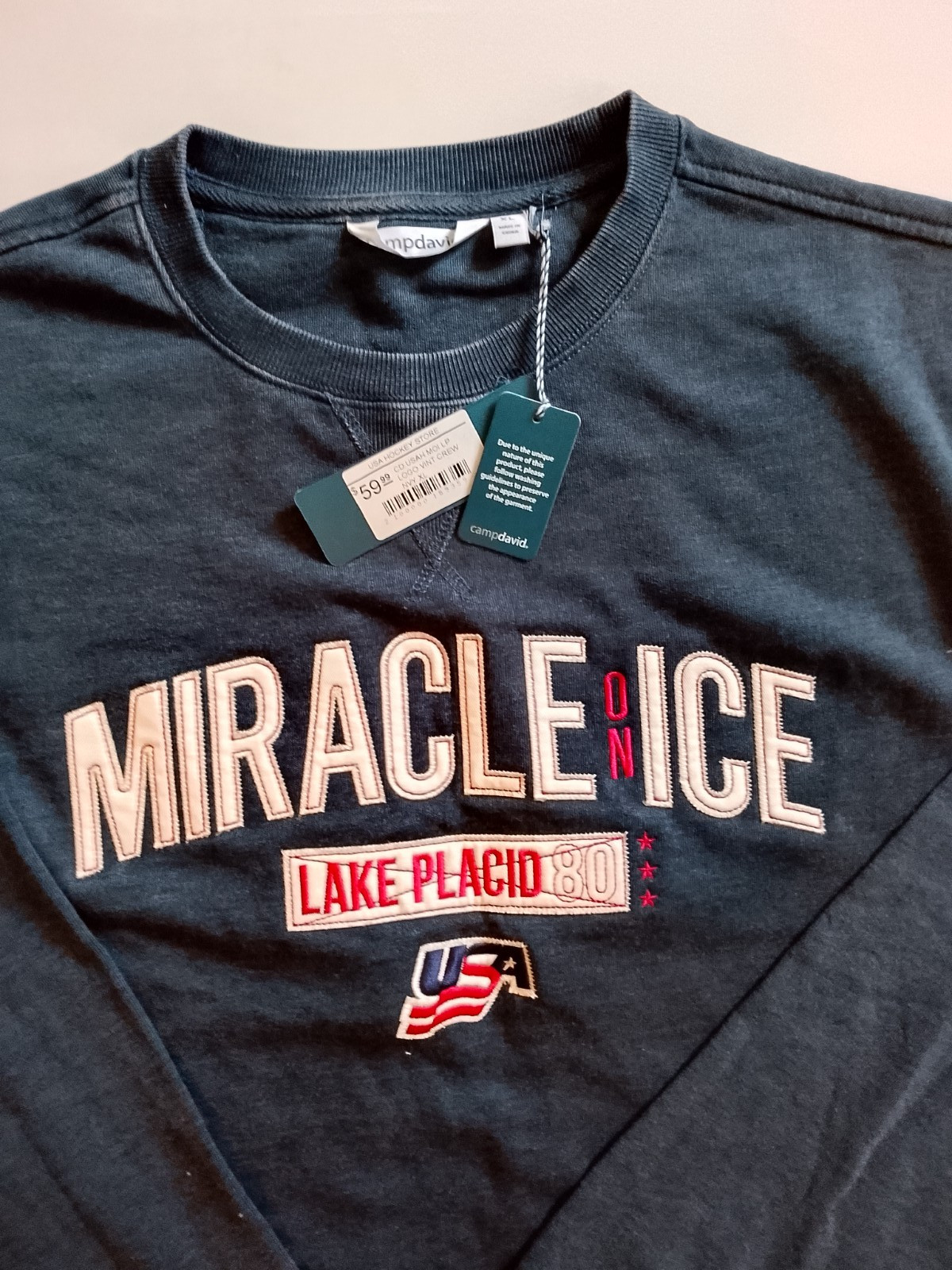 Miracle on Ice USA Hockey Camp David XL - Brand New 🏷️