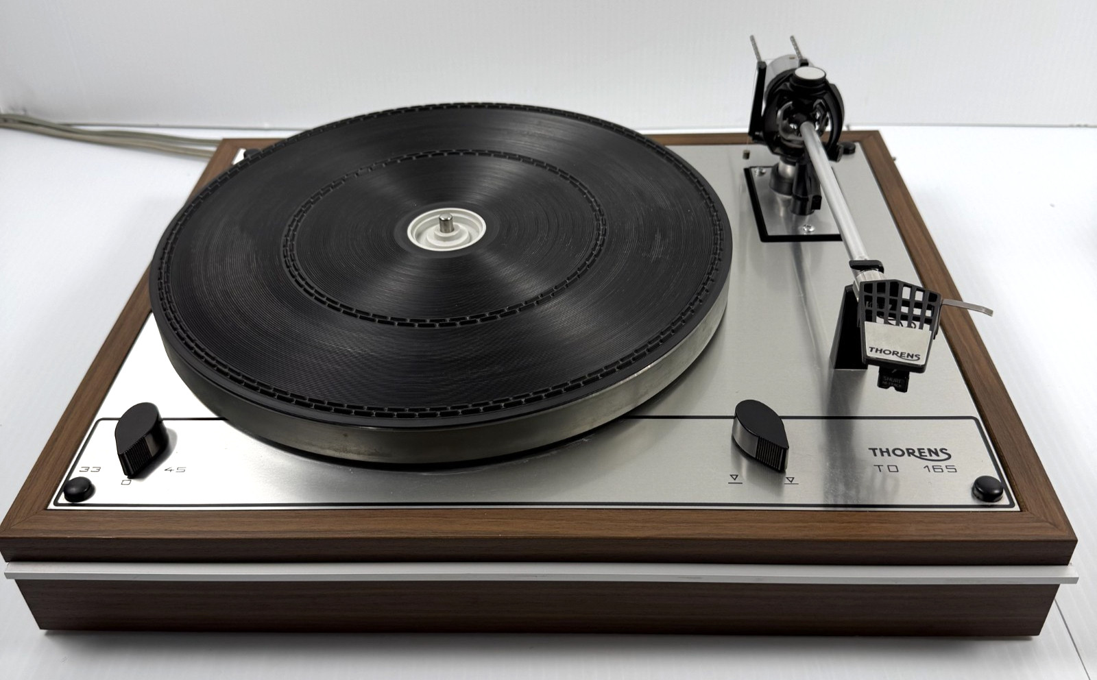 Thorens TD 165 Turntable Tested Working See Video Good Condition No Dust Cover Thorens TD 165 Turntable Tested Working See Video Good Condition No Dust Cover