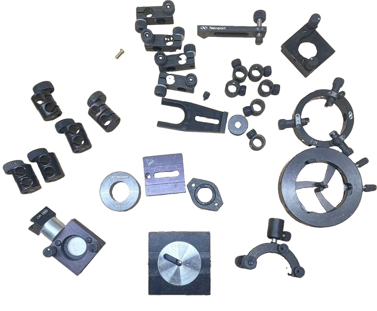 Newport NRC Optical Mount Lot LCM-2 MM2-1A CA-1 CA-2 AC-2 BK-3 + More