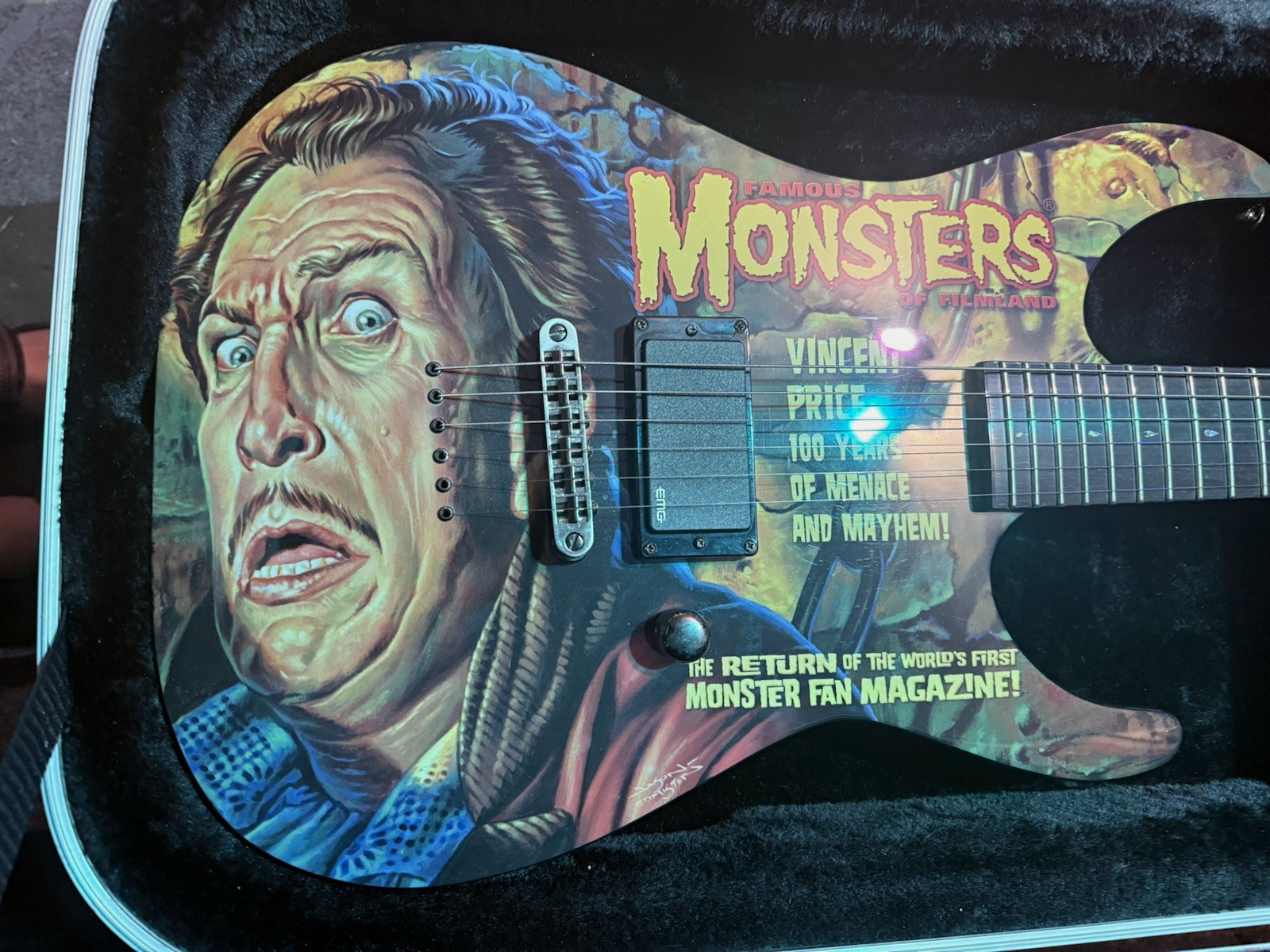 ESP LTD Famous Monsters of Filmland RH 6-String Mahogany w/ Hard Case #000 ESP LTD Famous Monsters of Filmland RH 6-String Mahogany w/ Hard Case #000